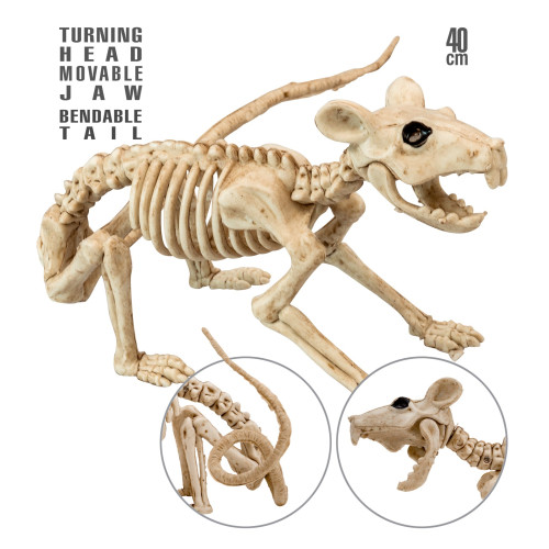 RAT SQUELETTE" 40 CM