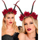 SERRE TETE CORNES ROSES ROUGE