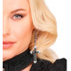 BOUCLES D’OREILLES CROIX NOIRE