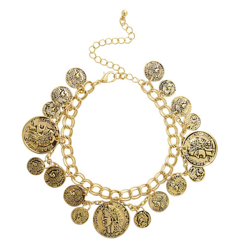 BRACELET PIECES DOREES