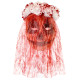 MASQUE AVEC VOILE FLEURS ÉPOUSE SANGLANTE