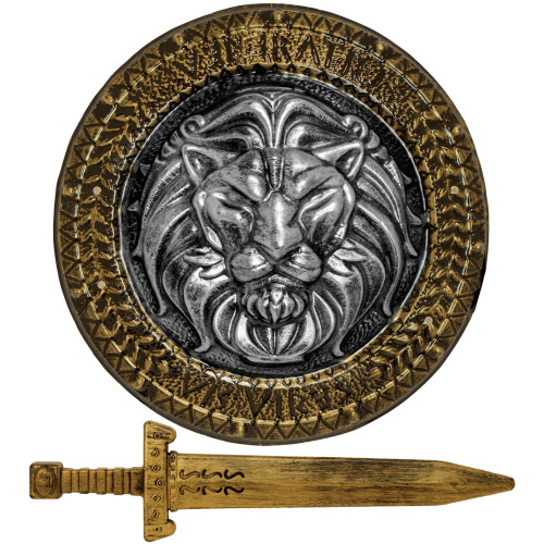 BOUCLIER ET ÉPÉE COEUR DE LION
