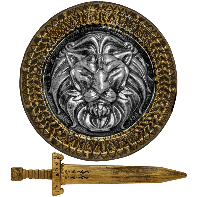 BOUCLIER ET ÉPÉE COEUR DE LION