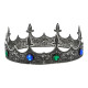 METAL COURONNE ROYALTY ARGENT
