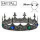 METAL COURONNE ROYALTY ARGENT
