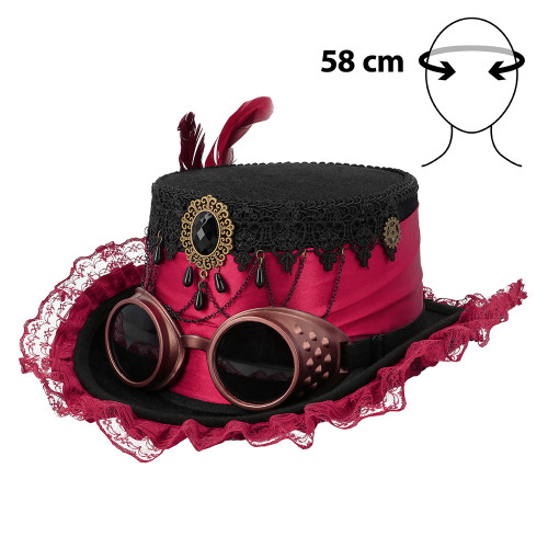 CHAPEAU STEAM SCARLET