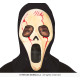 MASQUE TUEUR AVEC CAPUCHE PVC