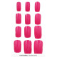 12 ONGLES NEON ROSES
