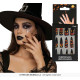 12 FAUX ONGLES CITROUILLE