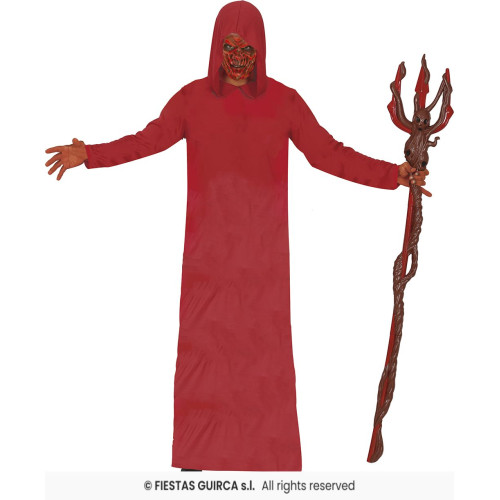 TUNIQUE ROUGE AVEC CAPUCHE L
