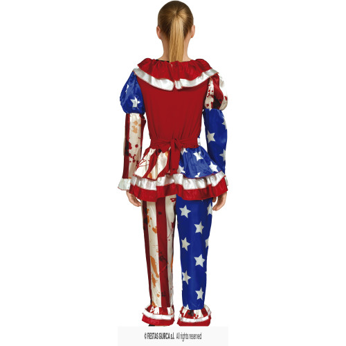 COSTUME PATRIOT CLOWN L