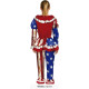 COSTUME PATRIOT CLOWN L