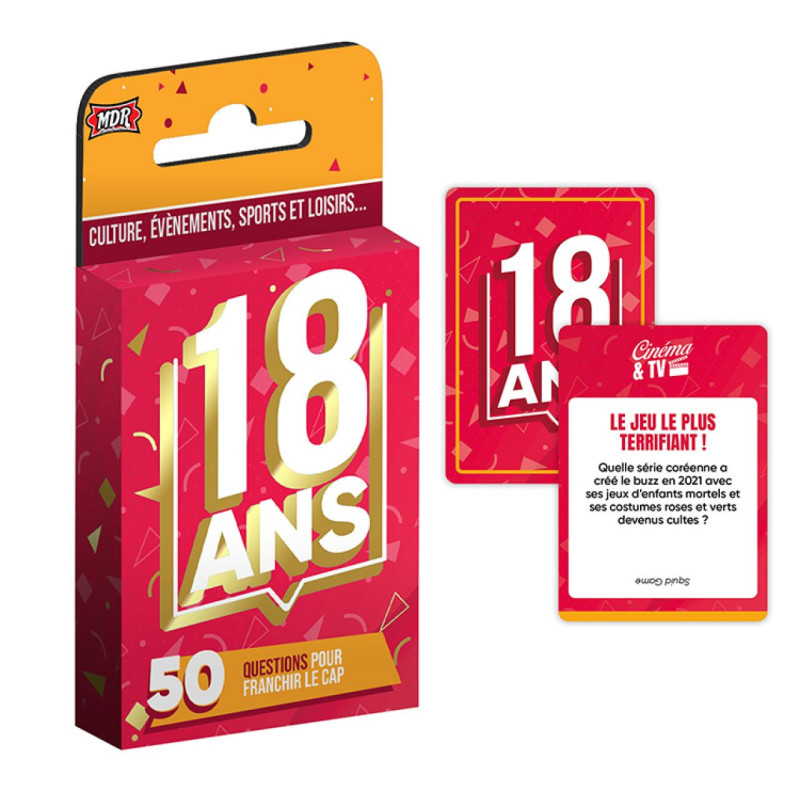 JEU DE CARTES 18ANS