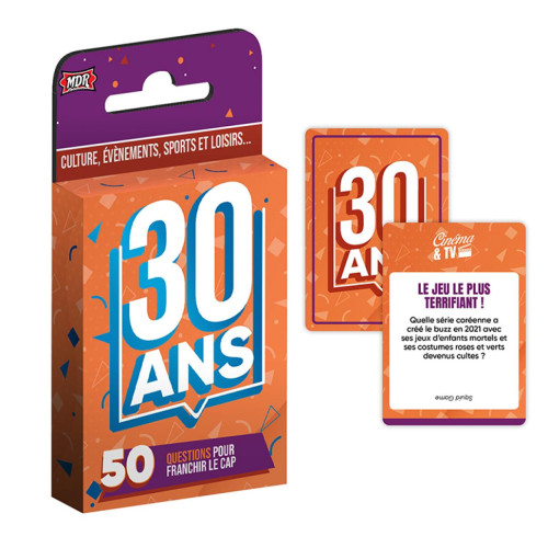 JEU DE CARTES 30 ANS