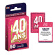 JEU DE CARTES 40ANS