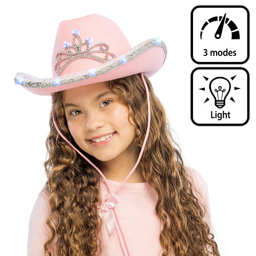 CHAPEAU LED ENFANT COWBOY