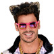 OREILLES LEOPARD STRASS