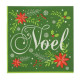20 SERV.NOËL VERT/RGE/BLC