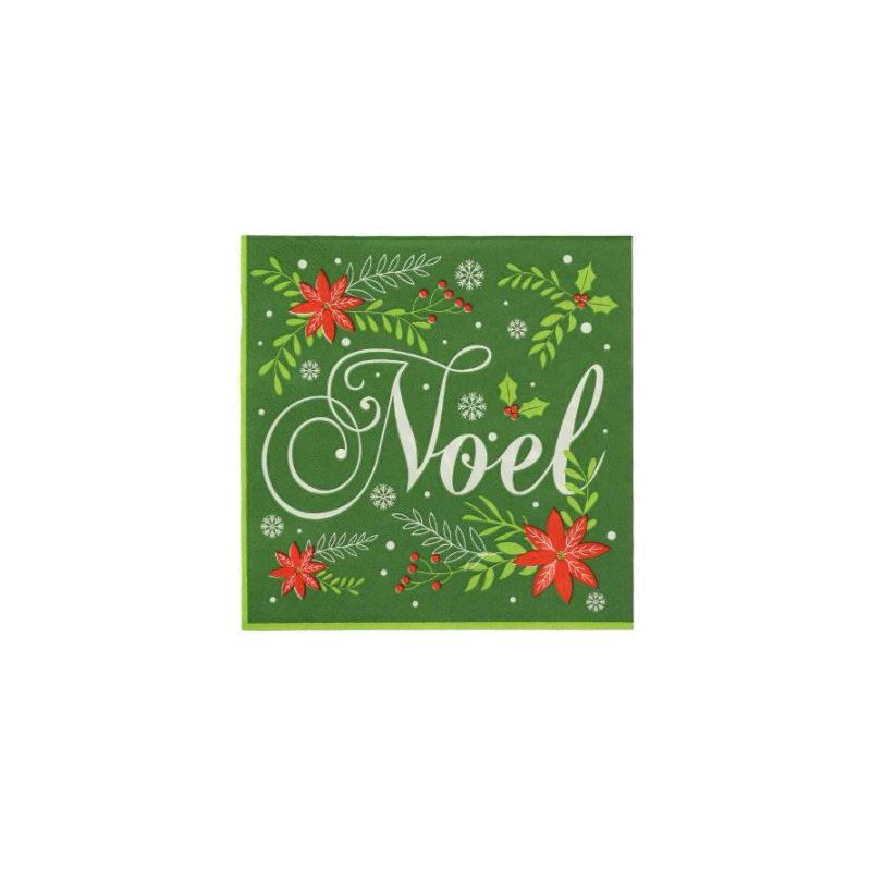 20 SERV.NOËL VERT/RGE/BLC