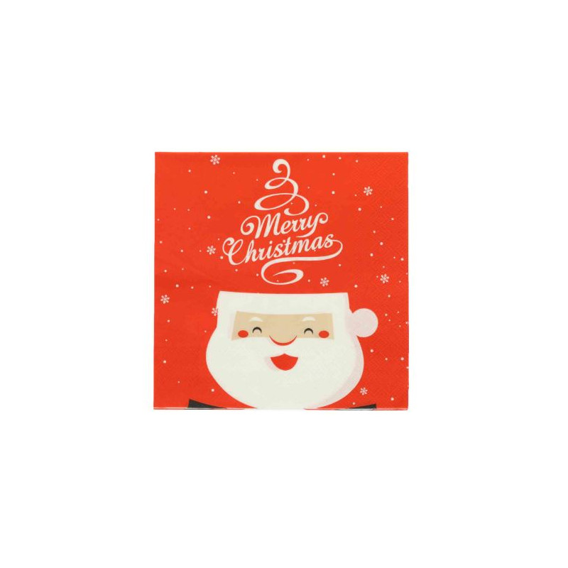 20 SERV. PERE NOËL MERRY CHRISTMAS