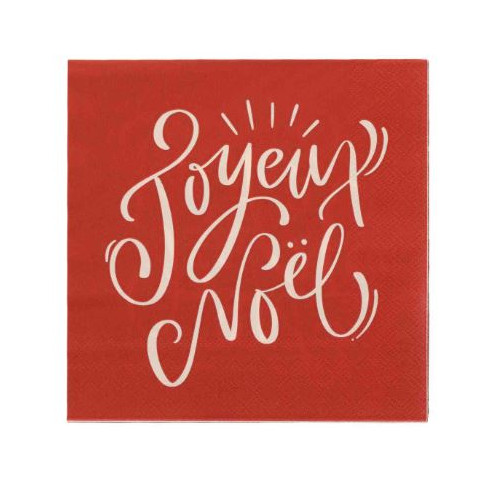 20 SERV. JOY. NOËL RGE CREME