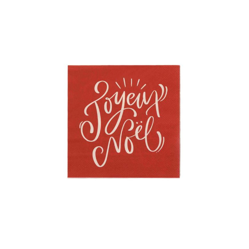 20 SERV. JOY. NOËL RGE CREME