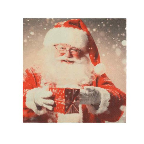 20 SERV. PERE NOËL BLC ROUGE