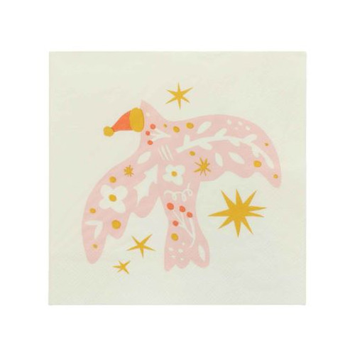 20 SERV. COLOMBE CREME/ROSE/DORE