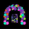 KIT 40 BALLONS 30CM FLUO UV