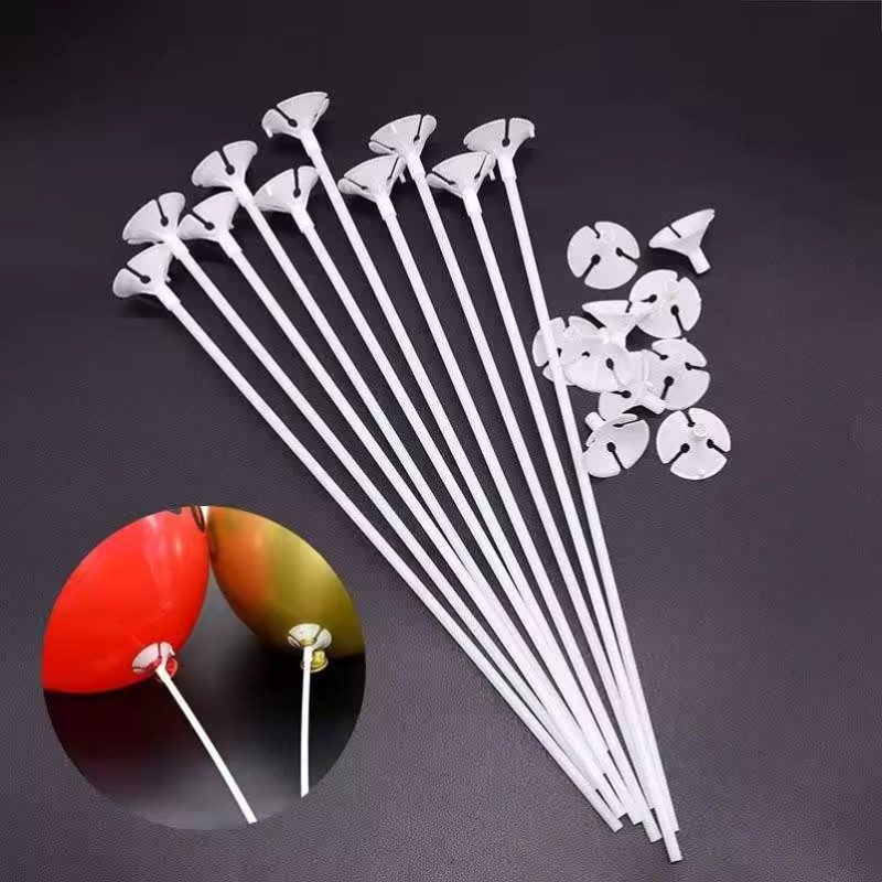10 TIGES A BALLONS 40CM