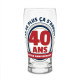VERRE A BIERE 40 ANS