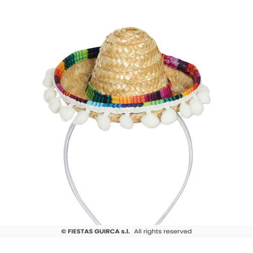 DIADEME CHAPEAU MEXICAIN