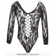 BODY DENTELLE SEXY, NOIR