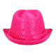 CHAPEAU POPSTAR SEQUINS ROSE