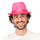 CHAPEAU POPSTAR SEQUINS ROSE