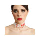 COLLIER BLANC DENTELLE