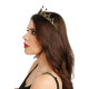 COURONNE DIADEME PIERRES NOIRE
