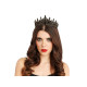 COURONNE DIADEME PIERRES NOIRE