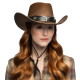 CHAPEAU COWBOY WYATT BRUN