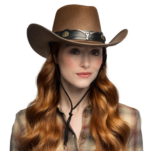 CHAPEAU COWBOY WYATT BRUN