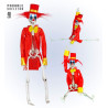 SQUELETTE CLOWN HORREUR 40CM