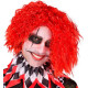 PERRUQUE CLOWN SINISTRE ROUGE