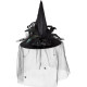 CHAPEAU SORCIÈRE AVEC TULLE