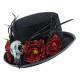 CHAPEAU VOODOO CRÂNE VAUTOUR