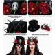 CHAPEAU VOODOO CRÂNE VAUTOUR