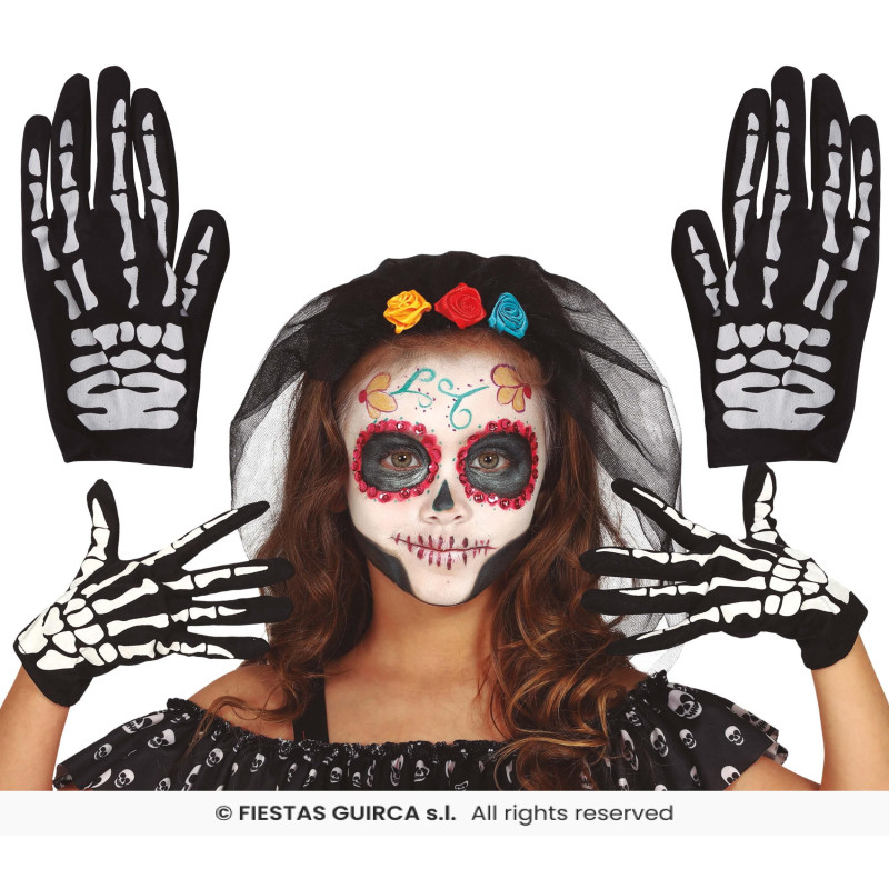 GANTS SQUELETTE ENFANT