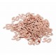 CONFETTIS METAL "50" ROSE GOLD