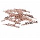 CONFETTIS METAL JOYEUX  ANNIVERSAIRE ROSE GOLD