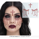 BIJOUX ADHESIFS VISAGE CROIX