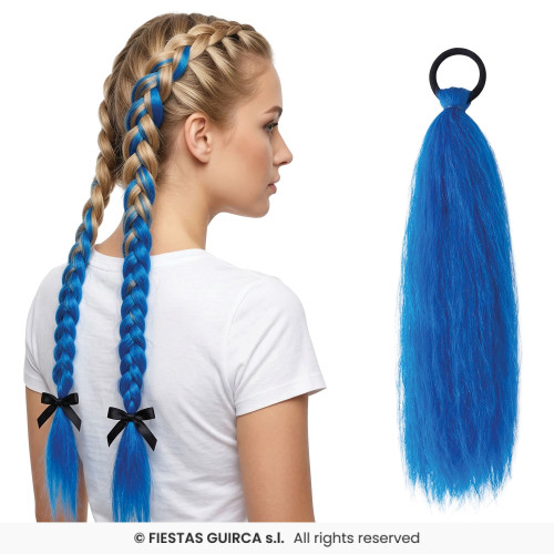 MÈCHE BLEUE 60CM
